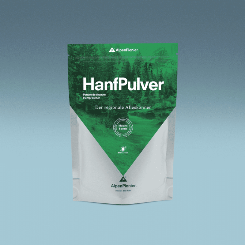 Hanfpulver 150g von AlpenPionier. Hanfmehl von AlpenPionier