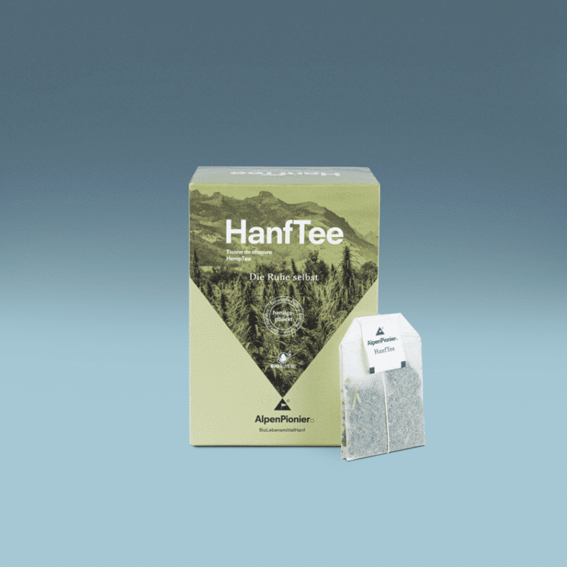 HanfTee aus Schweizer Hanf von AlpenPionier im Bündnerland.