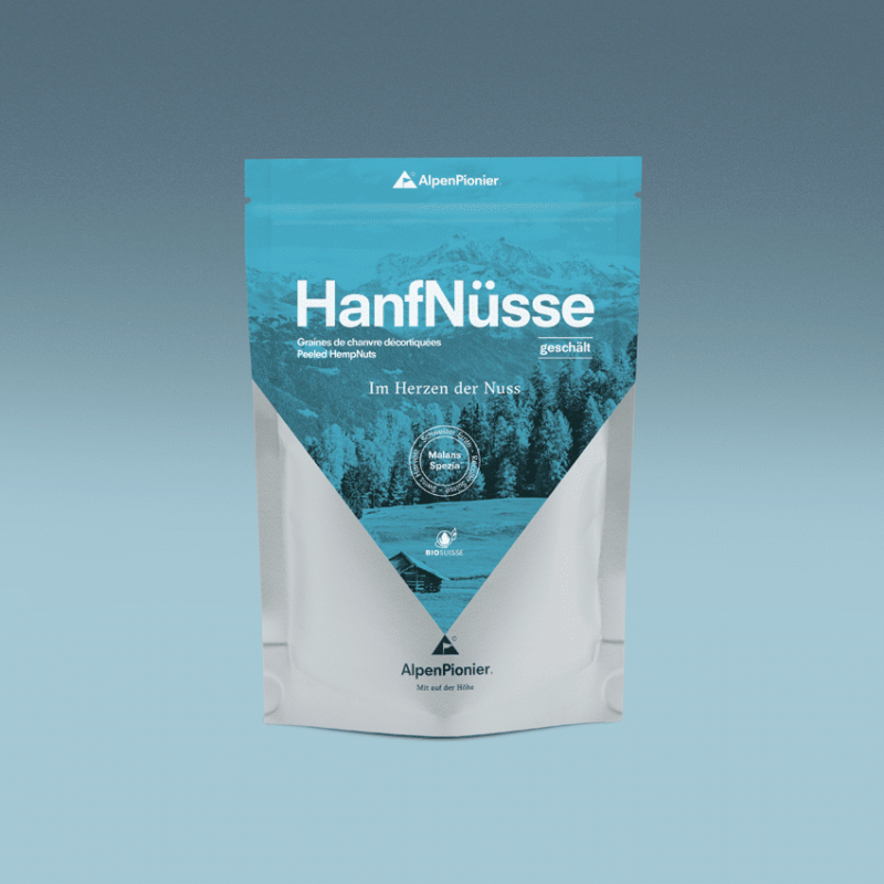 Geschälte Hanfnüsse, geschälte Hanfsamen von AlpenPionier